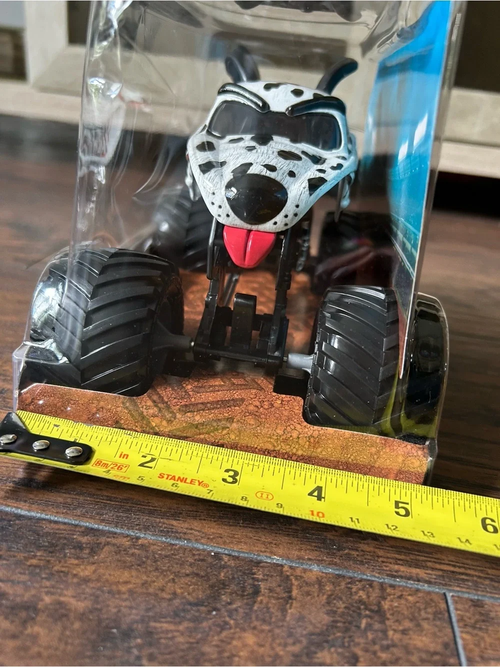 Monster Jam Monster Mutt Dalmatian Toy Truck - White and Black
